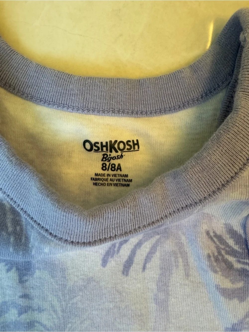 OshKosh B'gosh Kid Tropical Print Ribbed Tank Top